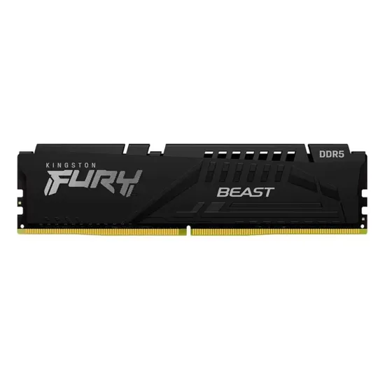 Memória Ram Kingston Fury Beast 8GB DDR5 5600 MHZ - Preto (KF556C40BB-8)
