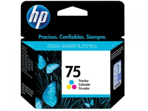 Cartucho de Tinta HP 75 Colorido CB337WL 5,5ML