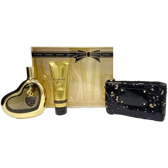 Kit Perfume Bebe Gold 13616 - Água de Perfume - Feminino - 100ML + 75ML