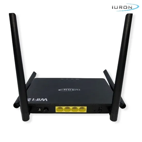 Roteador Wifi 6 AX1800MBPS 4GE 1WAN 3LAN 2.4/5G 4*5DBI Iuro