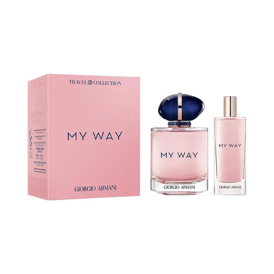 Kit Perfume Giorgio Armani MY Way 90ML+15ML