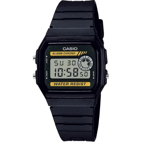 Relógio Casio Vintage F-94WA-9DG Digital Unissex - Preto