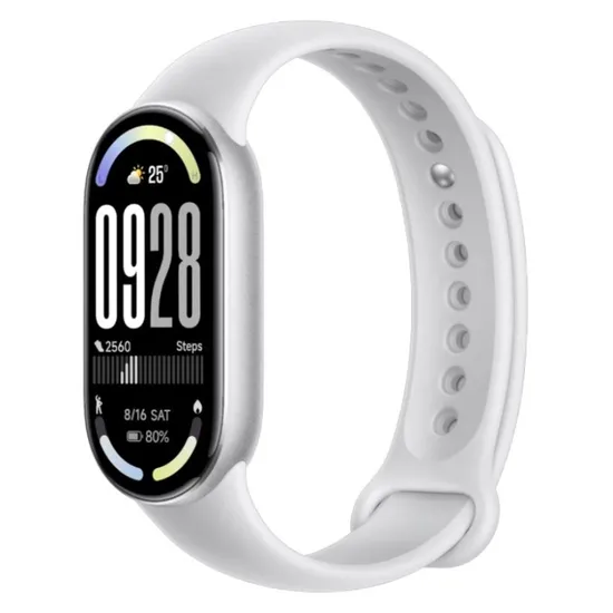 Pulseira Xiaomi Smart Mi Band 10 BHR07PSGL M2459B1 - Prata Geleira