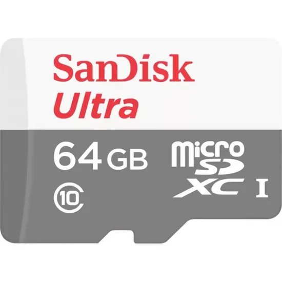 Cartão Micro SD 64GB Sandisk Ultra 100M QUNR-064G-G QUNR-064G-GN3MA