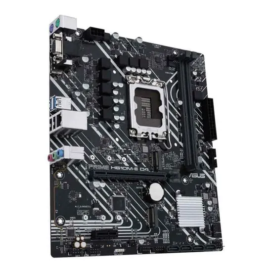 Placa Mãe Intel 1700 Asus H610M-F Prime D4 Chipset H610 DDR4 Micro ATX