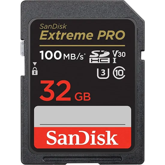 Cartão de Memória Sandisk SDXC Extreme Pro Classe 10 32GB 100MB/s - SDSDXXO-032G-GN4IN