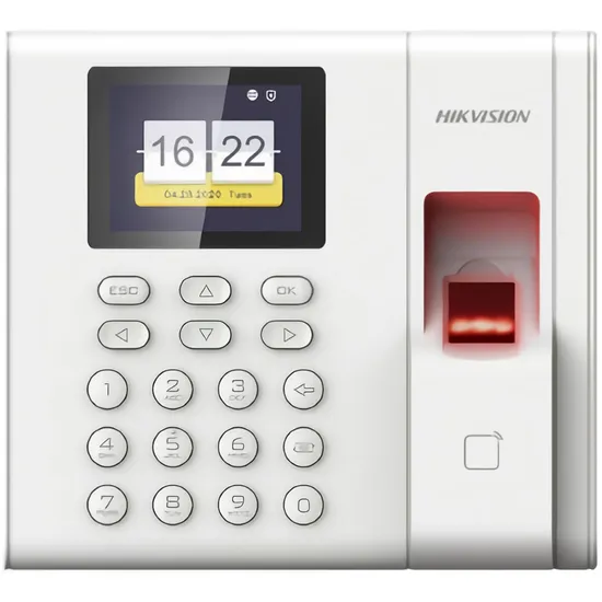 Relógio Marcador Biométrico Hikvision DS-K1T8003MF - Prata