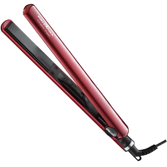 Prancha para Cabelo Britânia Ceramic Argan 230°C Cerâmica Bivolt Vermelha