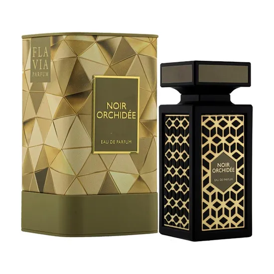 Perfume Flavia Noir Orchidée - Água de Perfume - Unissex - 90ML
