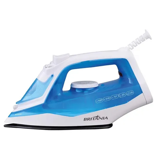 Ferro de Passar Roupa Britânia Azul BFV202AZ 1250W 220V