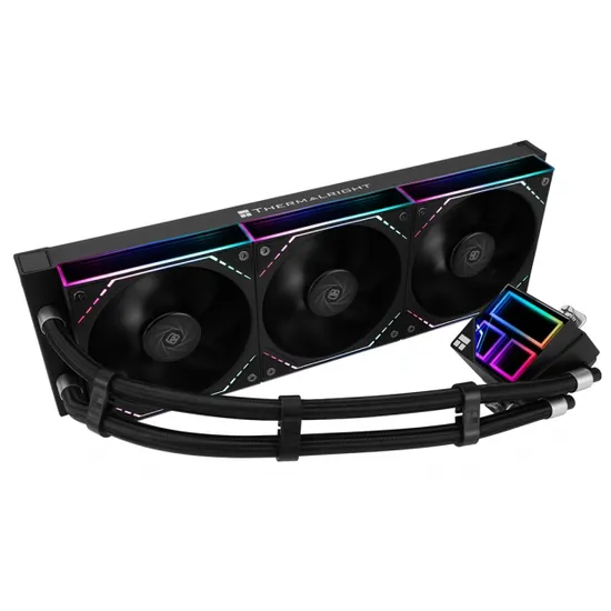 Water Cooler CPU Thermalright Frozen Infinity 360 Black TL-M12 Líquido, Argb, Preto, 360MM, Intel 115X/1200/1700/1851/2011/2066, AMD AM4/AM5