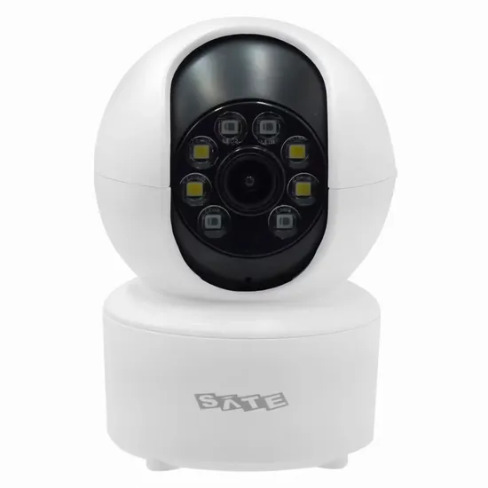 Câmera de Segurança Satellite A-CAM002 Interna HD 2MP Wifi - Branco