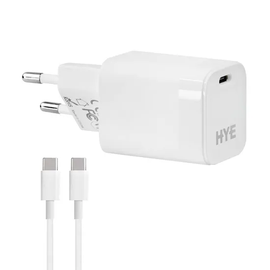 Carregador Hye HYEC43C / 30W / Cabo USB-C