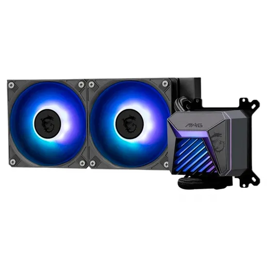 Cooler de Água MSI Mag Coreliquid A15 240 Argb Preto 306-7ZWAA11-L80