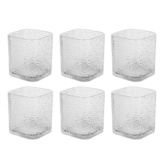 Conjunto com 6 Copos de Vidro 370 ML
