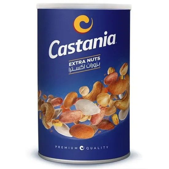 Lata de Castanha Extra Nuts Castania 450g