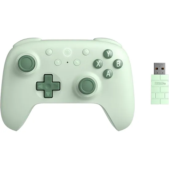 Controle Gamer 8BITDO Ultimate 2C Wireless Controller 81HD - Bluetooth - PC/Celular - Verde