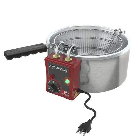 Fritadeira Elétrica Metalcubas TFRE-3 3L 2700W 220V Inox