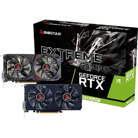 Placa de Vídeo Biostar Geforce RTX 2060 Extreme Gaming 8 GB GDDR6 (VN2066RF82)