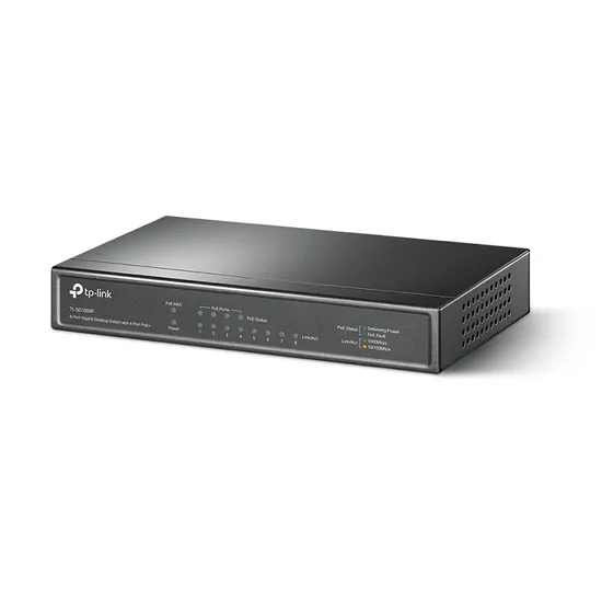 Hub Switch 08P TL-SG1008P 10/100/1000 Poe 64W TP-Link