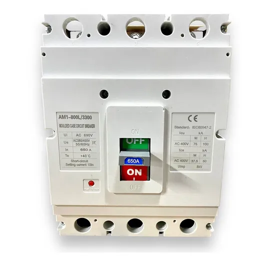 Disjuntor Intermediário Trifásico 3 Polos 650A 50/60Hz (Curva C)