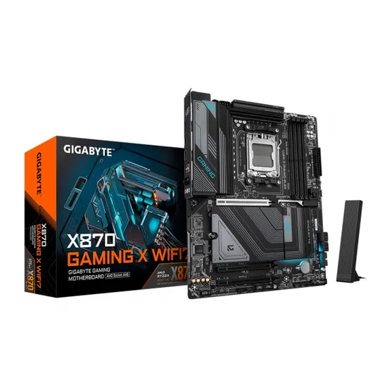 Placa-Mãe AM5 Gigabyte X870 Gaming X WIFI7 DDR5/HDMI/DP DP/USB-C