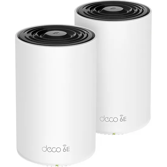 Roteador TP-Link Deco XE75 AXE5400 Tri-Banda Mesh Wi-Fi 6E - Branco 2 Peças