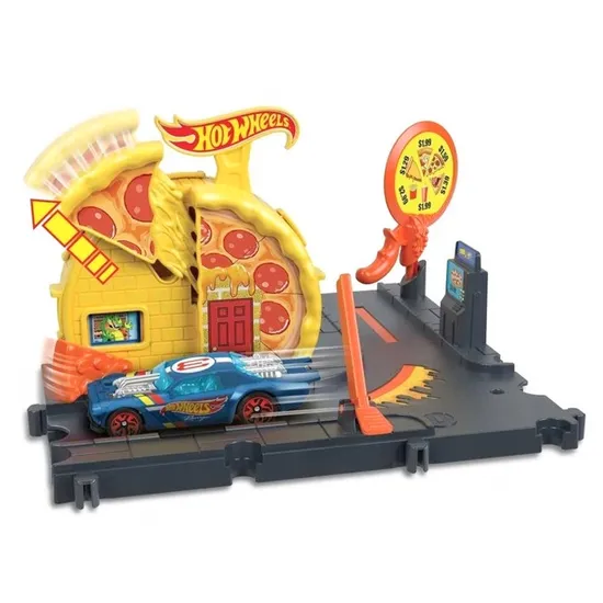 Conjunto de Pista Hot Wheels Estação de Gasolina