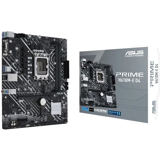 Placa Mãe Asus Prime H610M-e LGA 1700 DDR4