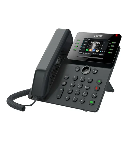 Telefone Fanvil V63 Prime IP LCD Colorido 6 Linhas Empresarial