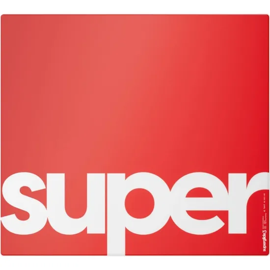 Mouse Pad Gamer Pulsar Superglide Glass V3 Type-s Xle - Vermelho 50 X 45 CM (SGPXLER3S)