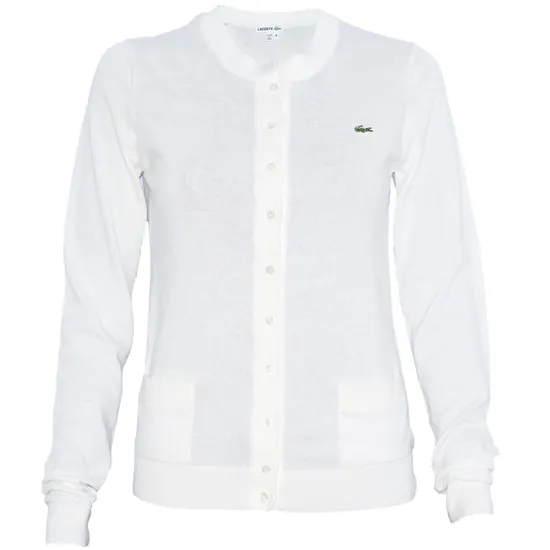 Cardigã Lacoste Feminino AF1069-70V 044 Farina