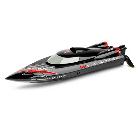 Lancha Wltoys Swordfish RC BLX 55KM/H Preta WL916
