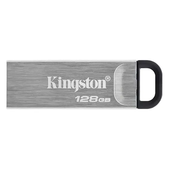 Pendrive Kingston Datatraveler Kyson 128GB USB 3.2 Prata DTKN/128GB