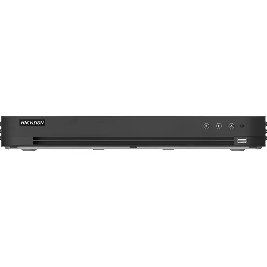 Gravador de Vídeo Digital DVR de Vigilância Hikvision IDS-7216HUHI-M2/XT 16 Canais 5MP - Preto