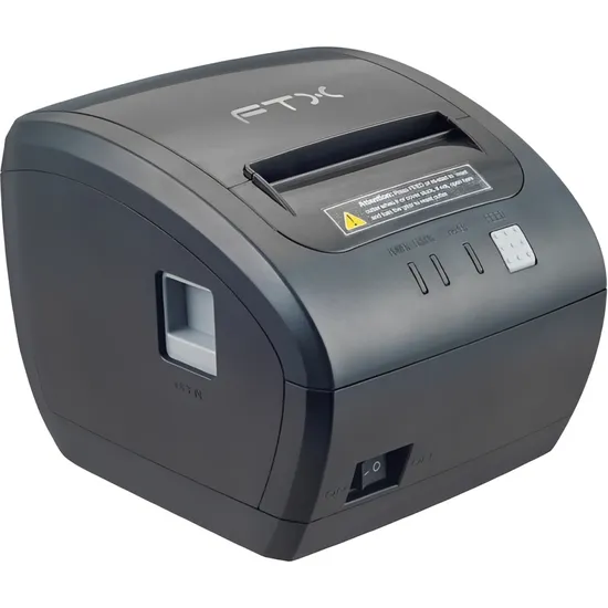 Impressora Térmica Pos FTX FTXP-80B 3" USB Bluetooth - Preto