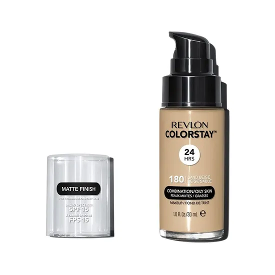 Base Líquida Revlon Colorstay Matte Finish 180 Areia Bege - 30ML