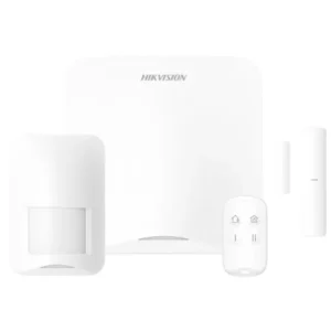 Kit de Alarme Sem Fio Hikvision DS-PA201P-KIT-16WB Wifi com Sensor Pir - Branco