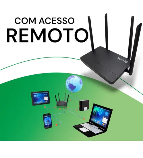 Roteador Ac Wifi 5 WS5200 AC1200MBPS 4GE 2.4/5G 4*5DB Preto Iu