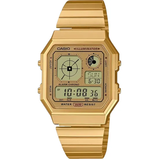 Relógio Casio Vintage A130WEG-9ADF Digital Unissex - Dourado