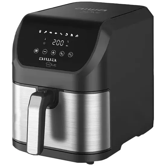 Fritadeira Elétrica Aiwa Home AWFT5017 1500 Watts 220V ~ 50/60 Hz - Cinza/Prata