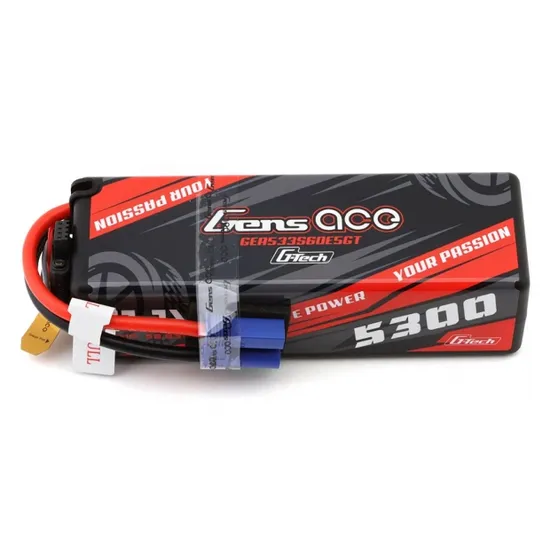 Bateria Gens Ace 11.1V 5300mAh 60C 3S Hardcase G-Tech Lipo EC5 Plug