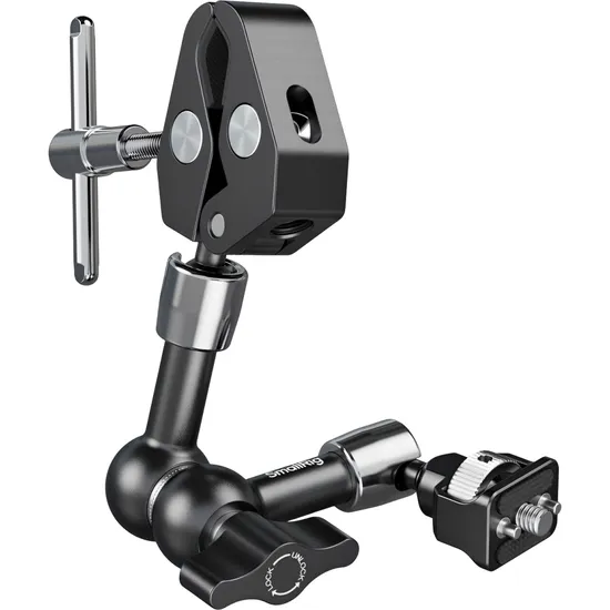Braço Articulado Smallrig Magic Arm com Braçadeira Tipo Caranguejo - Preto 18 cm (5310)