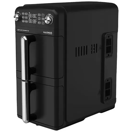 Fritadeira Elétrica Electrobras Doble Maximus EBAF10DB 2.400 Watts 10 Litros 220 - 240V ~ 50/60 HZ - Preto