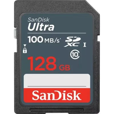Cartão SD 128GB Sandisk Ultra SDSDUNR-128G-GN3IN