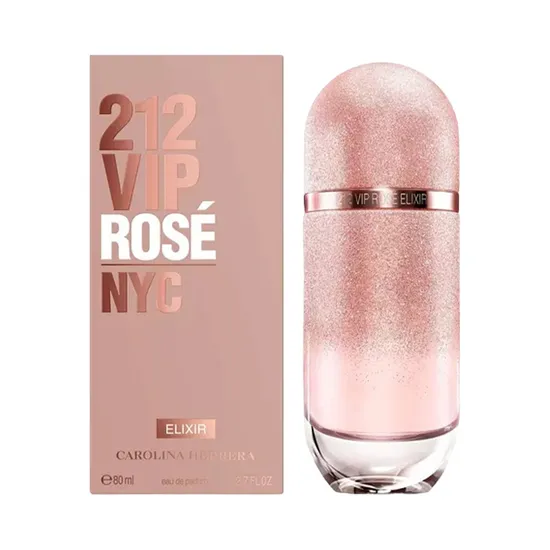 Perfume Carolina Herrera 212 Vip Rose Elixir Água Perfume 80ML