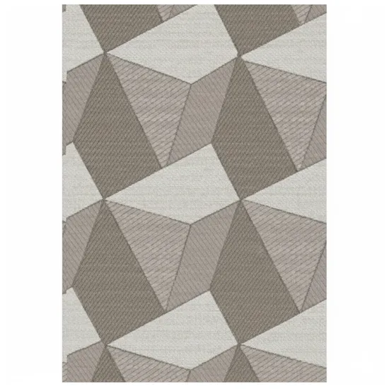 Tapete Turco Bocaiúva de Seda Design Geométrico 3D 80 X 150 CM