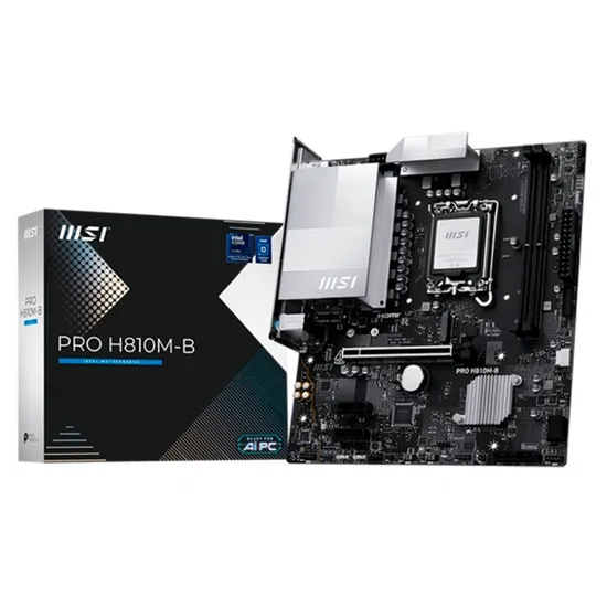 Placa Mãe 1851 MSI H810M-B Pro DDR5/HDMI/DP