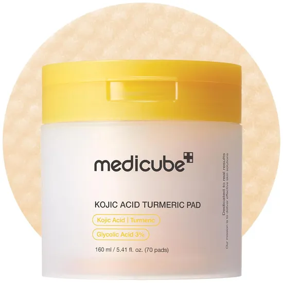 Almofada de Hidratação Facial Medicube Ácido Kójico Cúrcuma - 160ML
