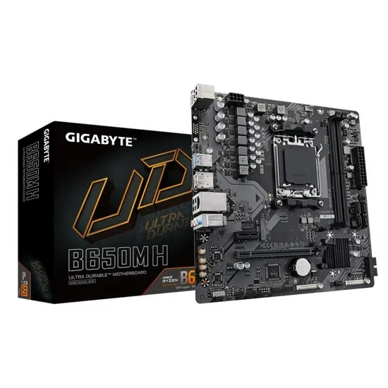 Placa-mãe Gigabyte B650M H DDR5 HDMI/DP/M.2/USB3.2 AM5